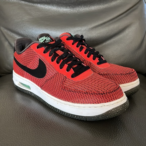 Nike Other - Nike Air Force 1 Elite Textile ‘Crimson’ Sz 9